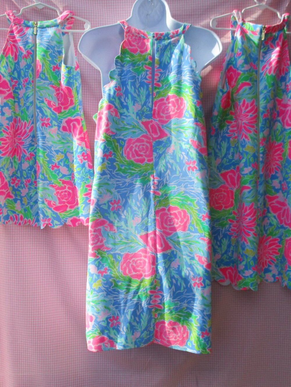 Lilly Pulitzer Zanzibar Blue Bunny Business Sophelia Big Sister Dress sz 16 - Picture 9 of 9